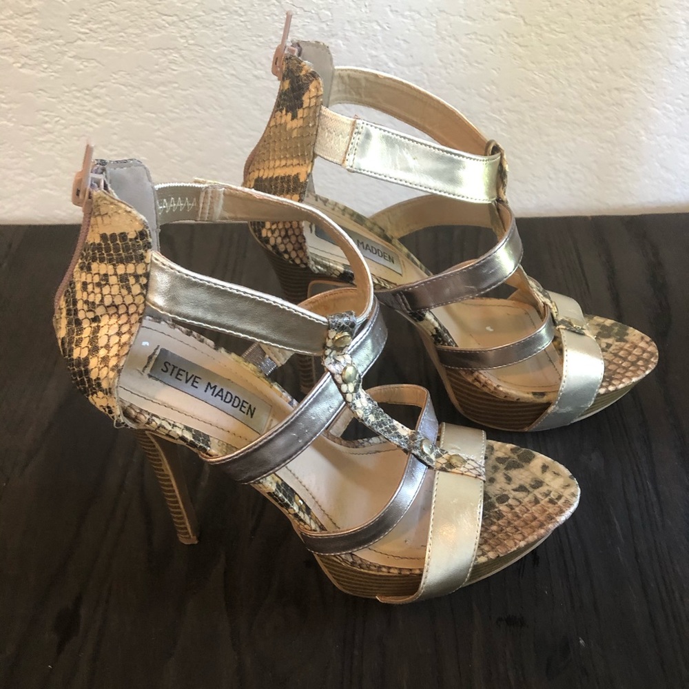 Steve Madden Metallic & Snakeskin Shoes